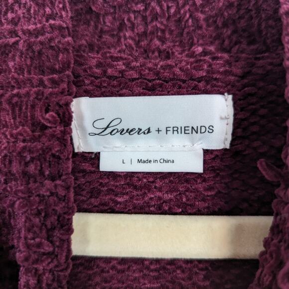 Lovers + Friends Pink Colorblock Chenille Knit Raye Sweater - Picture 6 of 8